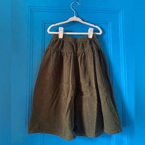 VGUC Simple Folk Corduroy Culottes 4/5